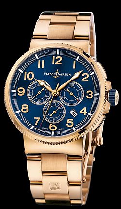 Replica Ulysse Nardin Marine Chronograph Manufacture 1506-150-8M/63 replica Watch